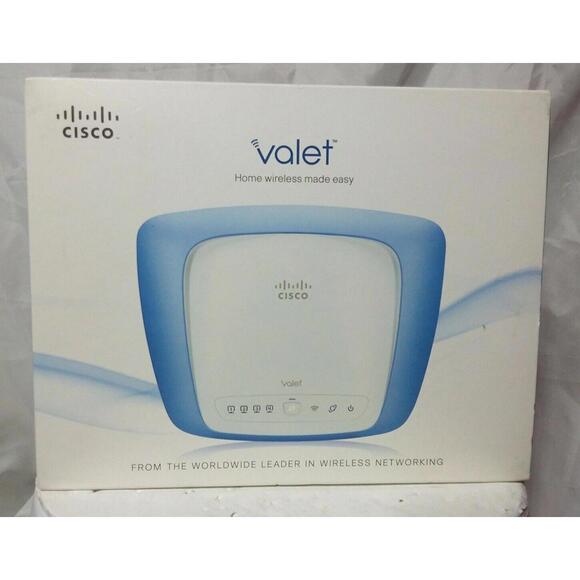 Cisco Valet M10 300 Mbps 4-Port 10/100 Wireless N Router-WORKING TESTED - Picture 1 of 8